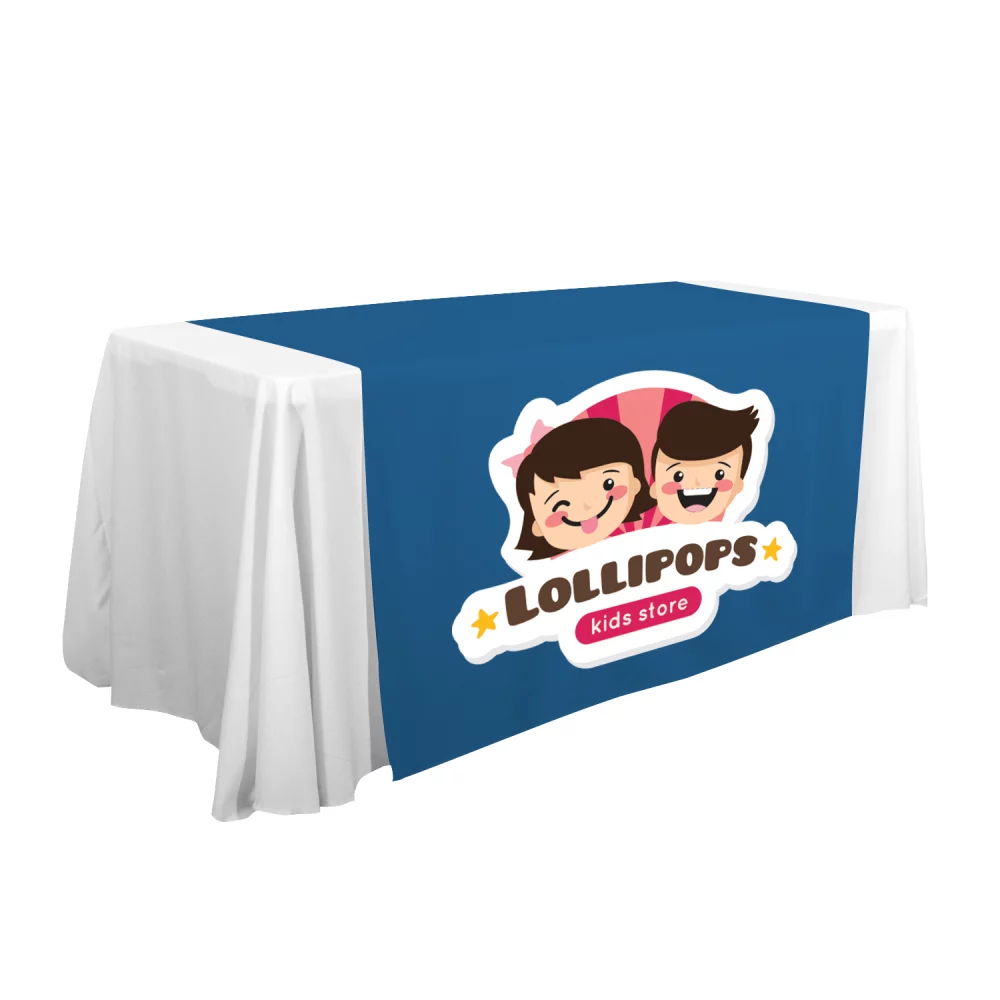 57" LazerLine Table Runner Full-Color Front Only