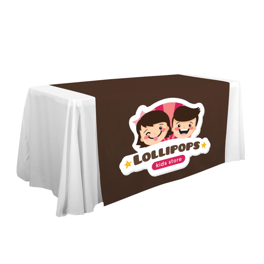 57" LazerLine Table Runner Full-Color Front Only