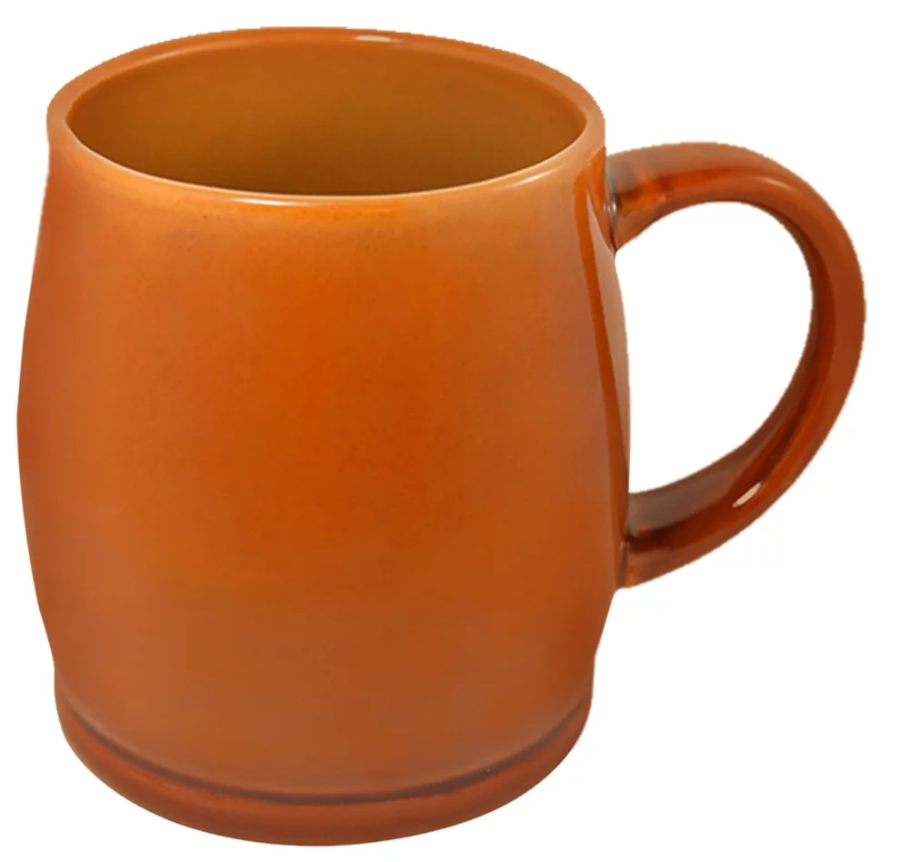 Umea 16oz reactive terra cotta mug in Ripple gift box - Etched