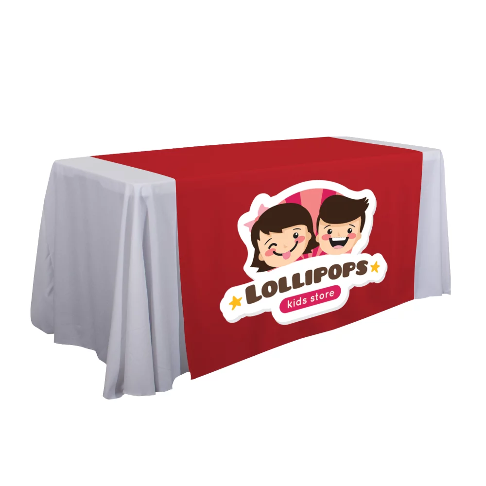 57" LazerLine Table Runner Full-Color Front Only