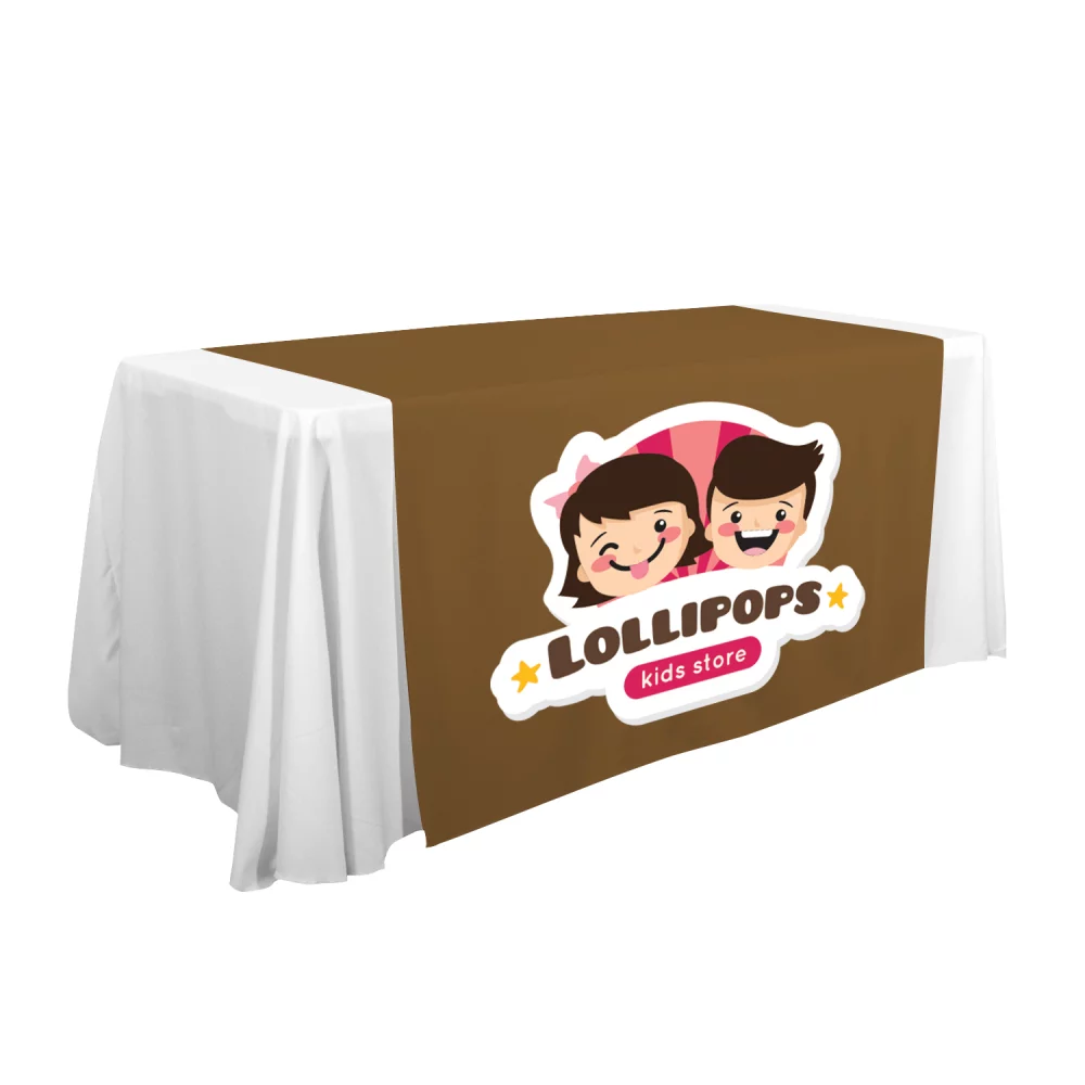 57" LazerLine Table Runner Full-Color Front Only