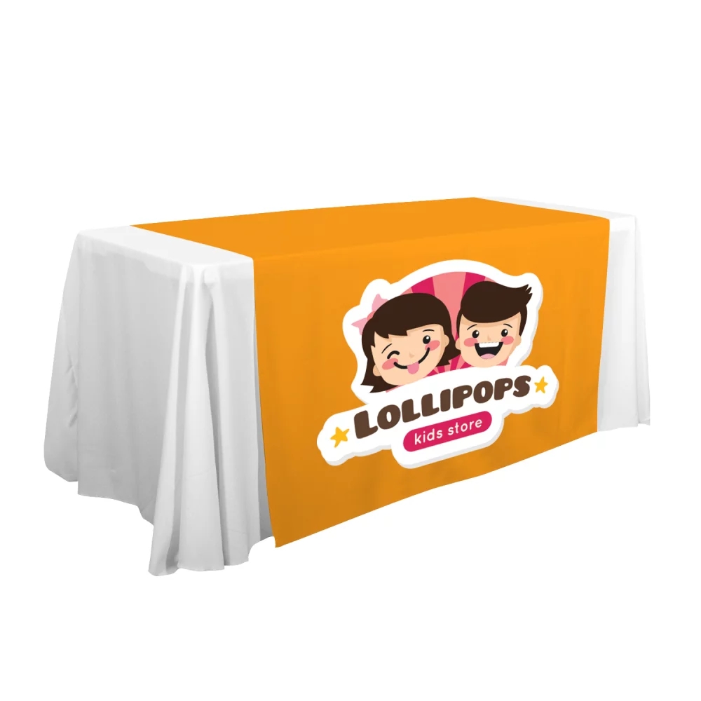 57" LazerLine Table Runner Full-Color Front Only