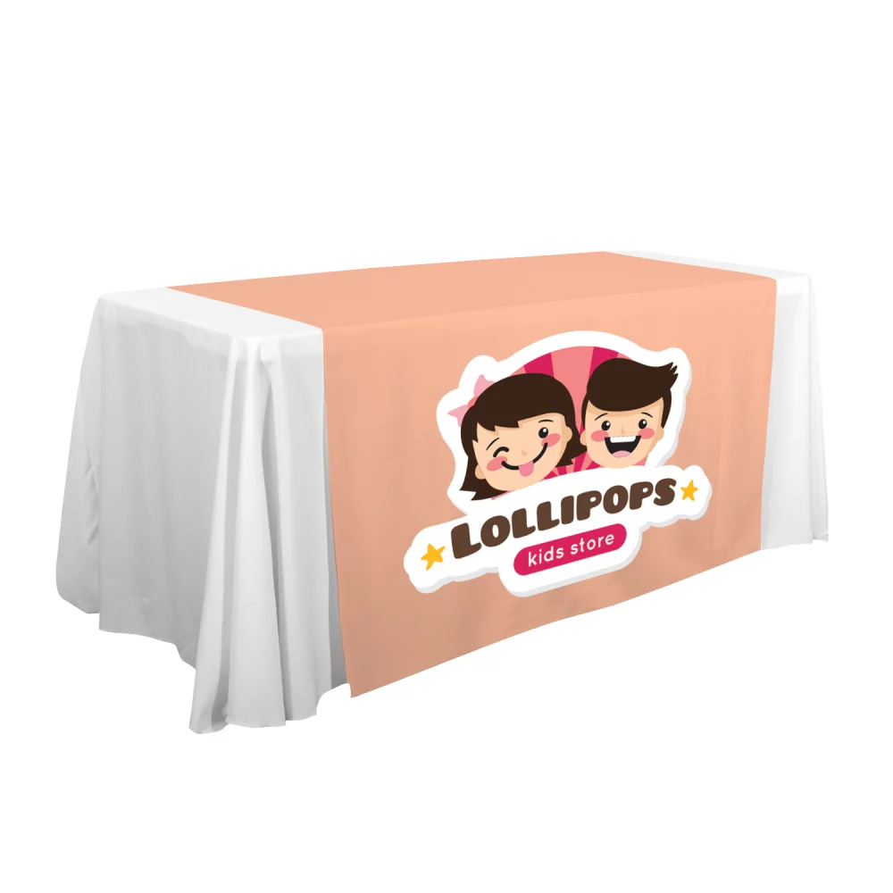 57" LazerLine Table Runner Full-Color Front Only