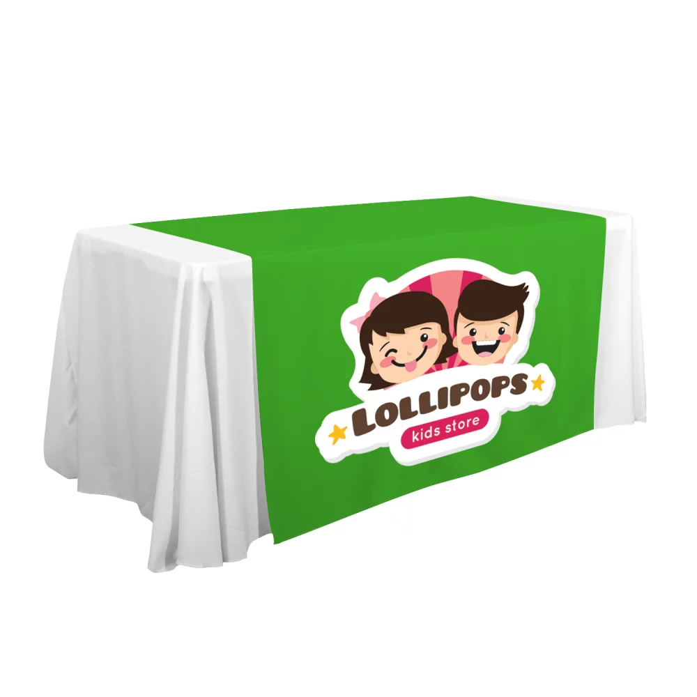 57" LazerLine Table Runner Full-Color Front Only