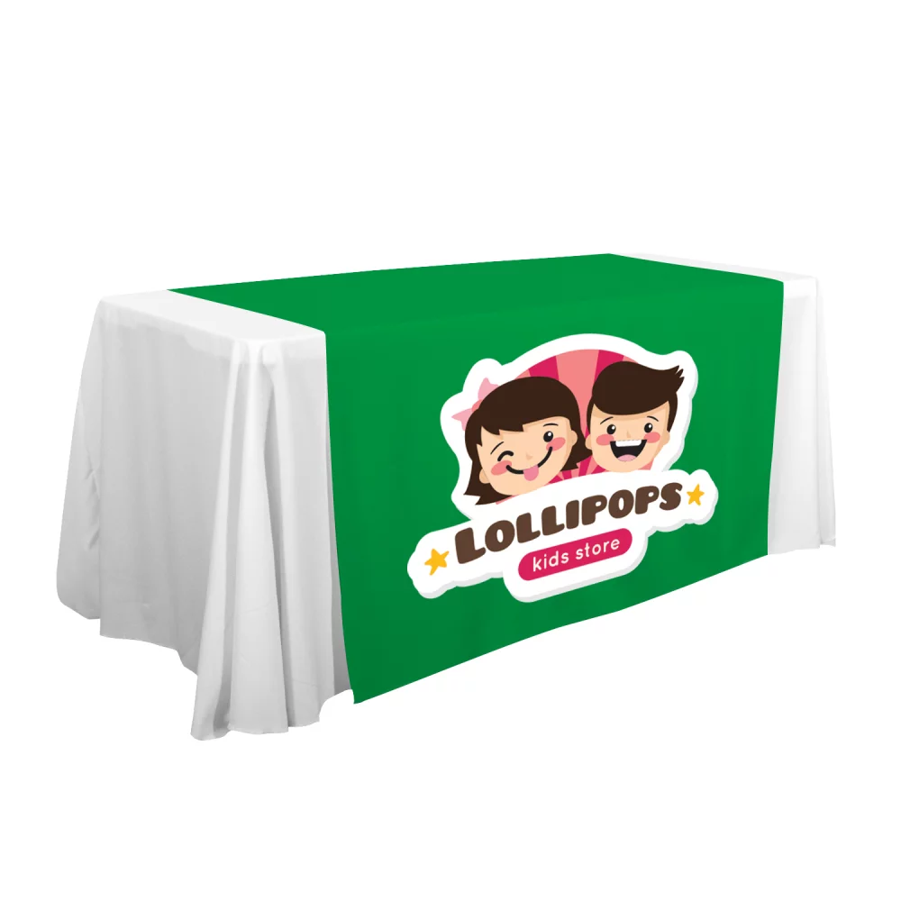 57" LazerLine Table Runner Full-Color Front Only