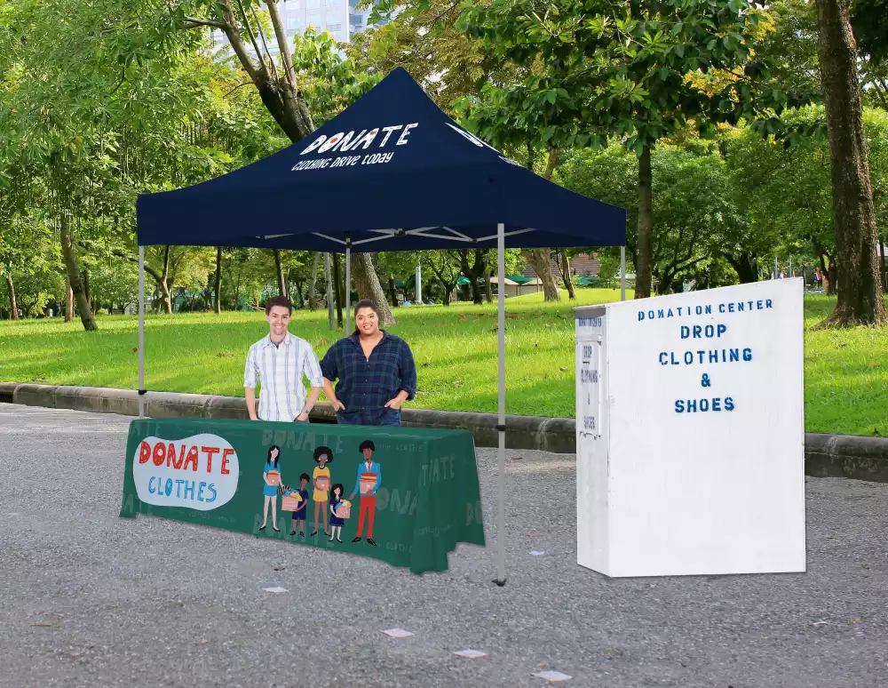 8' Enviro Pro 3-Sided Throw (Full-Color Full Bleed)