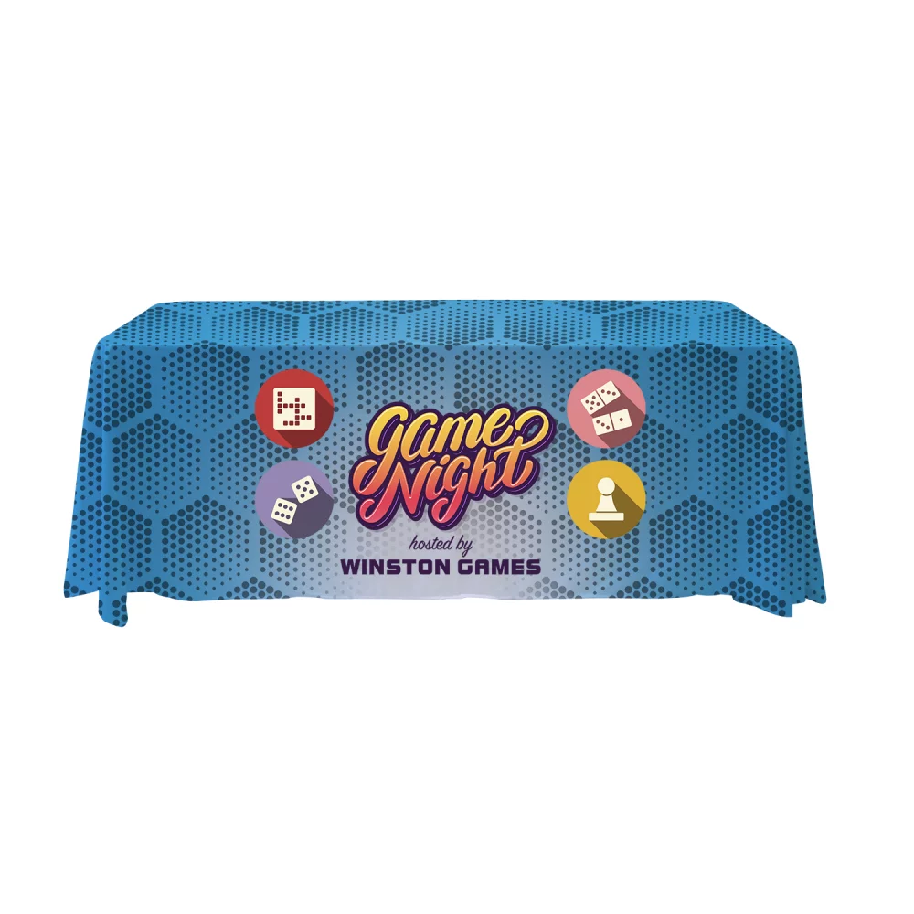 6' Antimicrobial 4-Sided Throw Full-Color