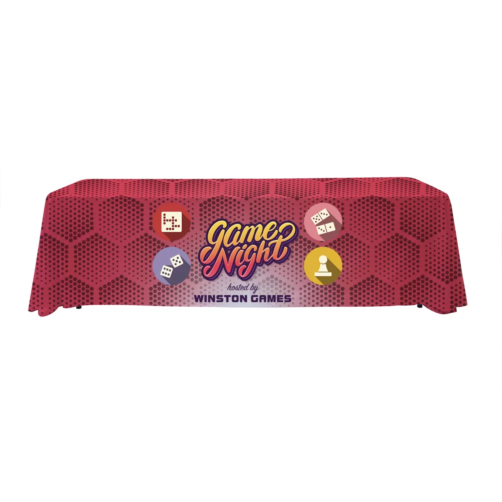 8' Antimicrobial 4-Sided Throw Full-Color