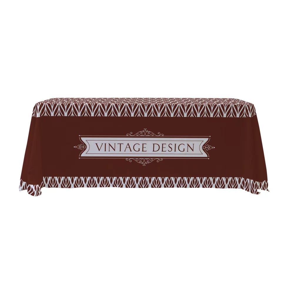 6' Eco-Wise 3-Sided Throw Full-Color Full-Bleed