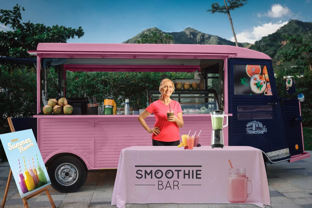 Jeté Eco-Wise 4 côtés 6' en couleur pleine et pleine page.