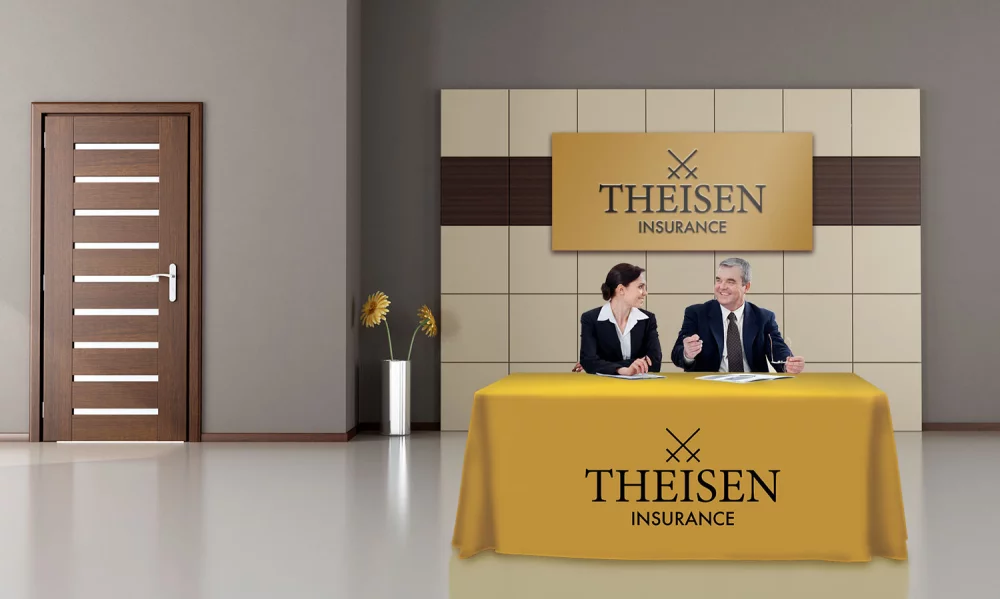 Jeté de table standard de 4 pieds (pleine couleur pleine page)