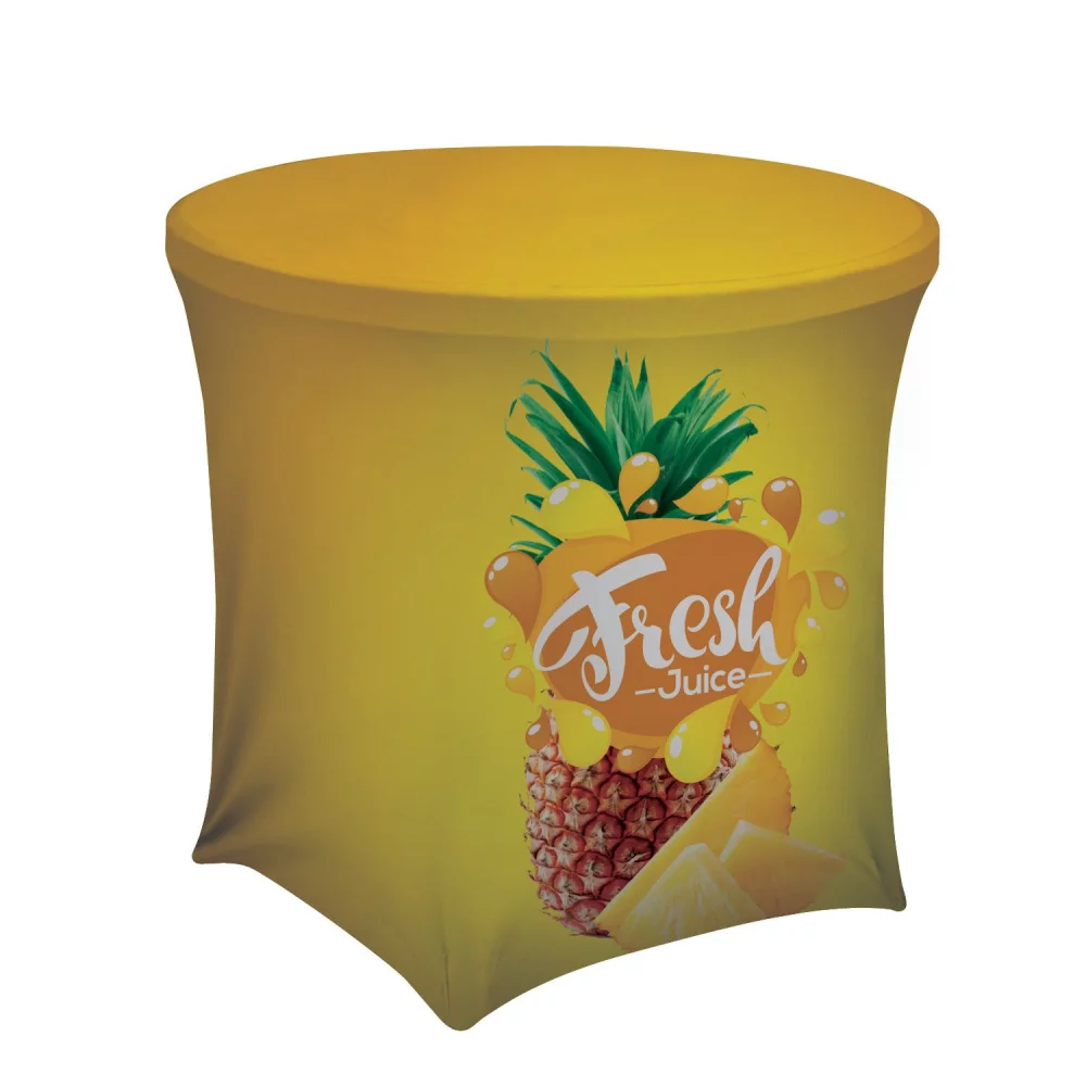 Café-Height UltraFit Round Table Throw