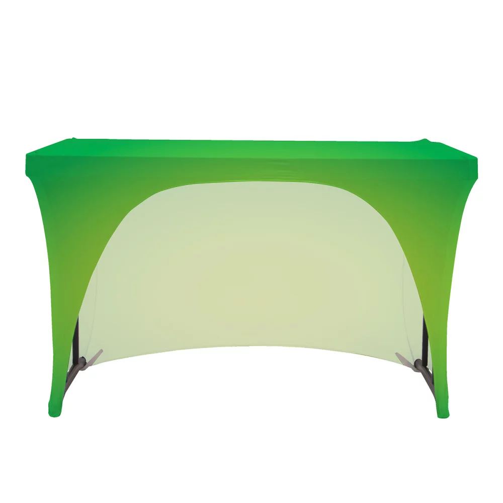 Jeté de table UltraFit Curve de 4' (pleine couleur pleine page)