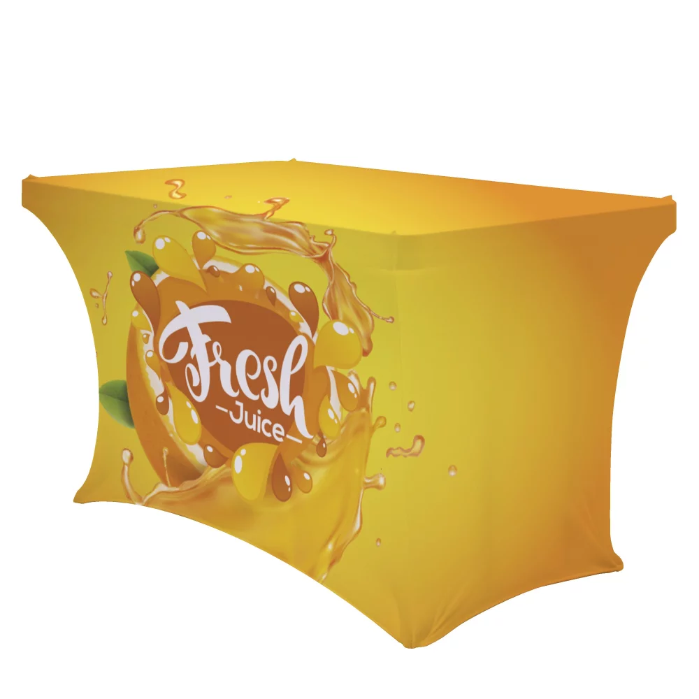 Jeté de table UltraFit Classic 4' (pleine couleur, pleine page)