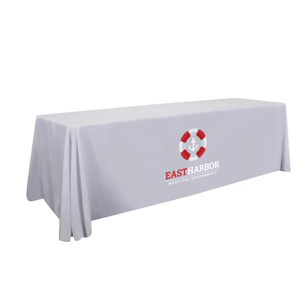 Jeté résistant aux taches à 4 côtés (une seule impression) de 8'