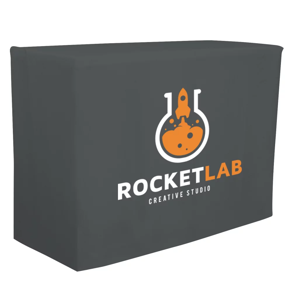 4' Fitted Table Throw (Full-Color Front Only)