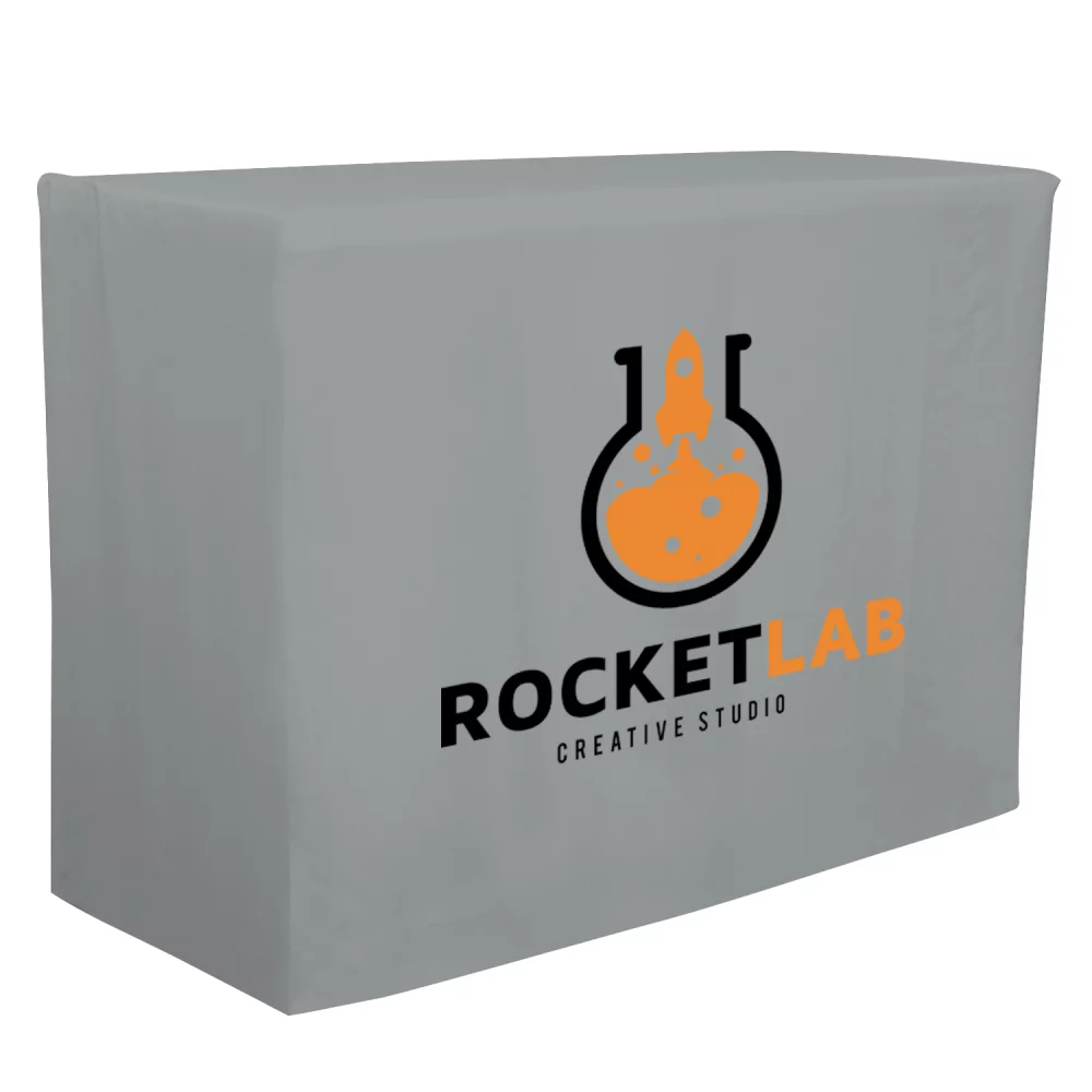 4' Fitted Table Throw (Full-Color Front Only)