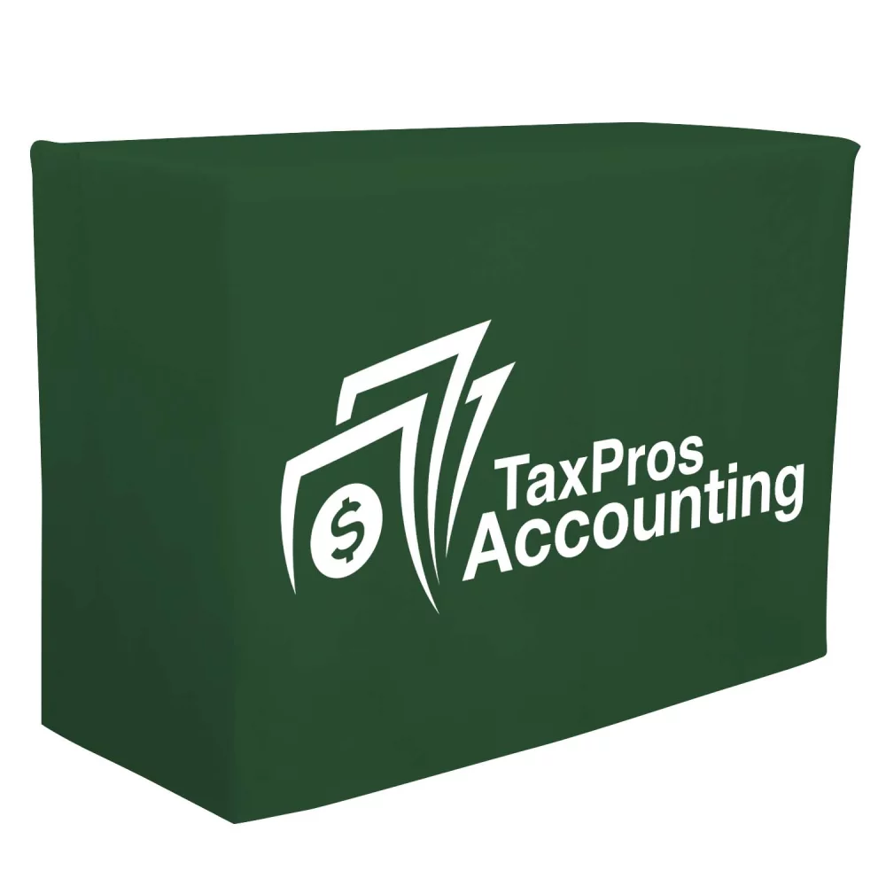 4' Fitted Table Throw (Full-Color Front Only)