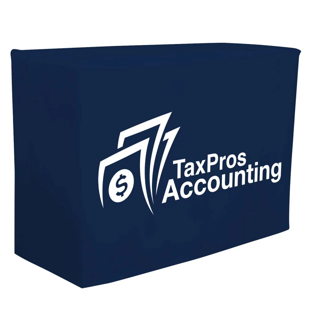 4' Fitted Table Throw (Full-Color Front Only)