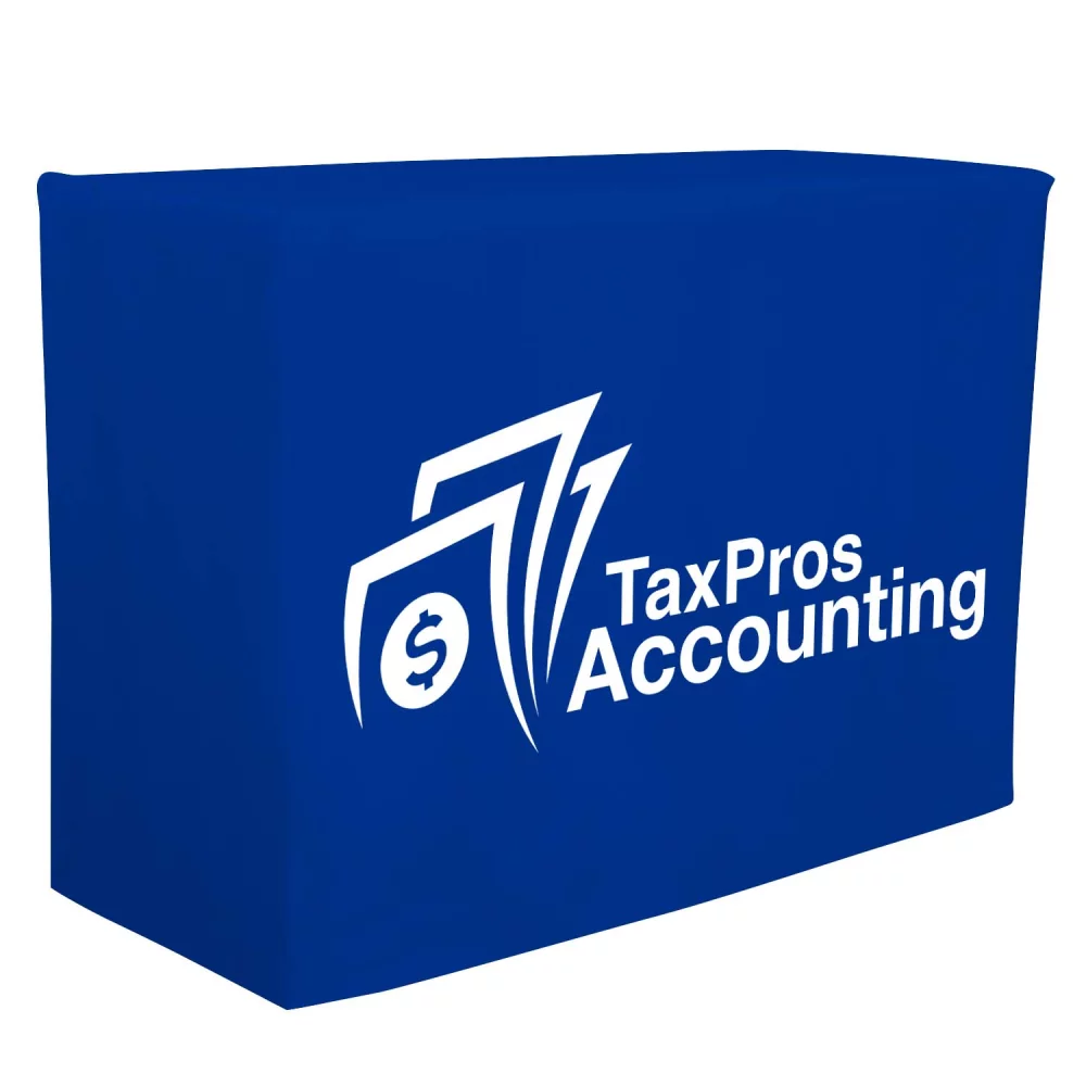 4' Fitted Table Throw (Full-Color Front Only)