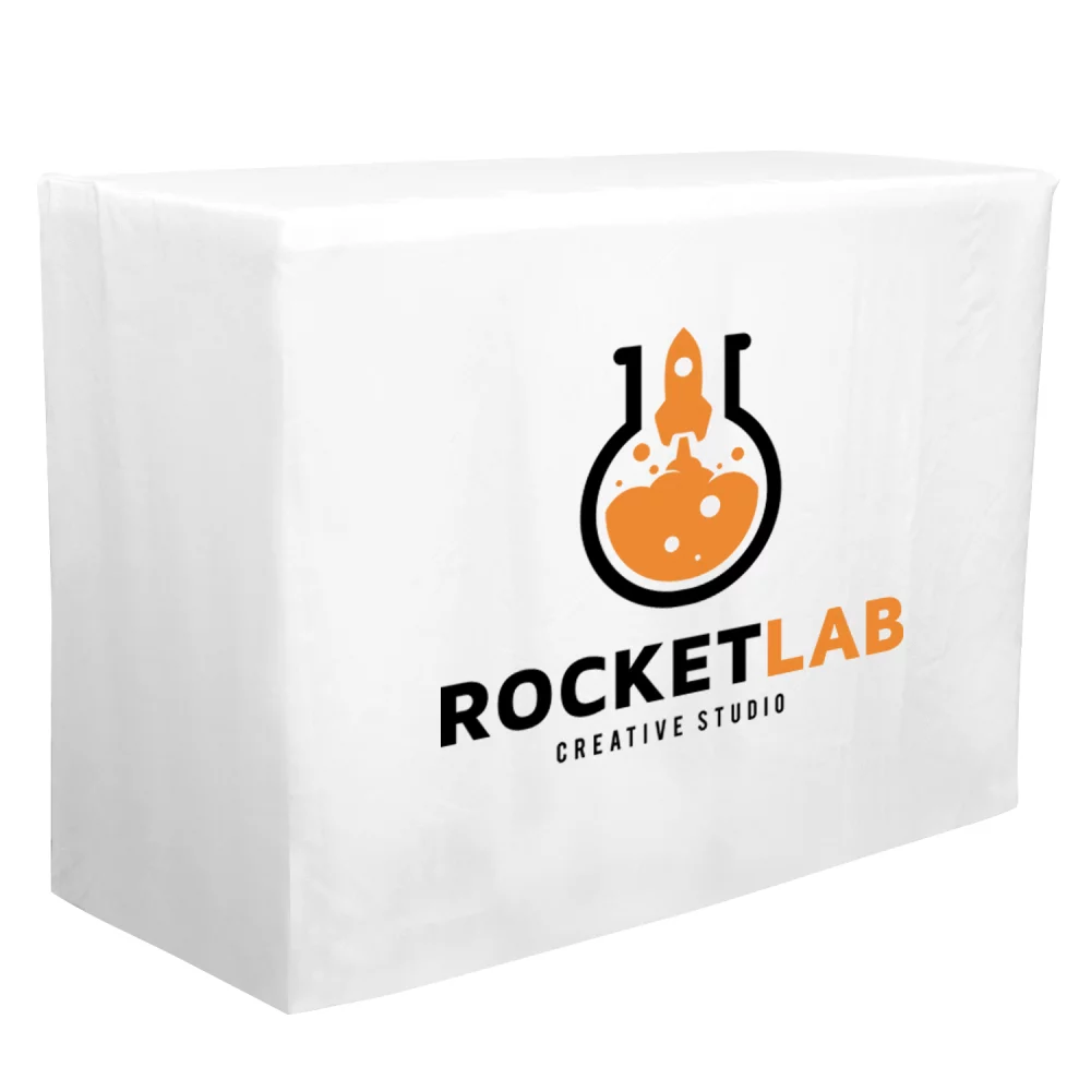 4' Fitted Table Throw (Full-Color Front Only)