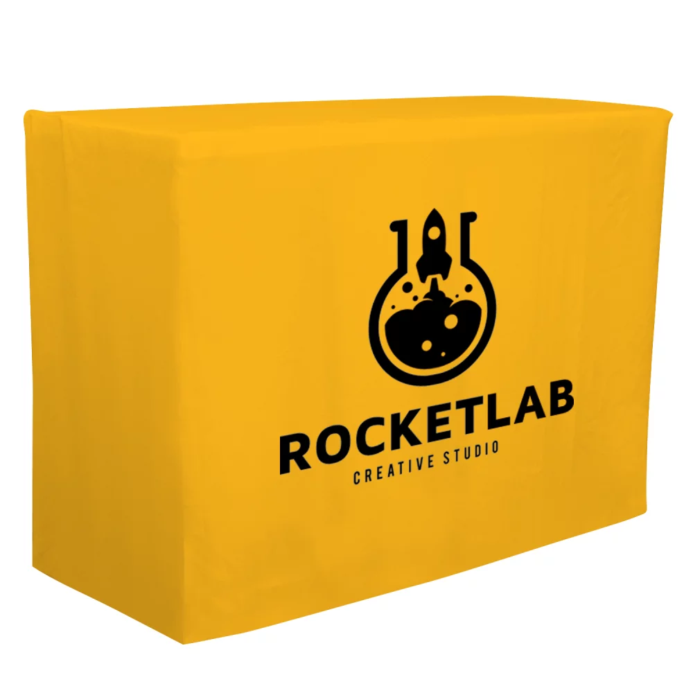 4' Fitted Table Throw (Full-Color Front Only)