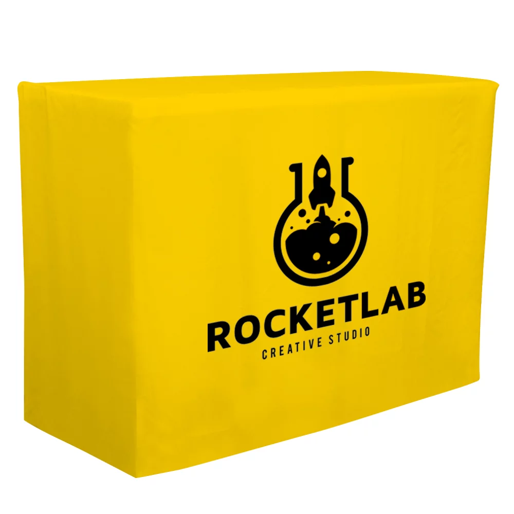 4' Fitted Table Throw (Full-Color Front Only)