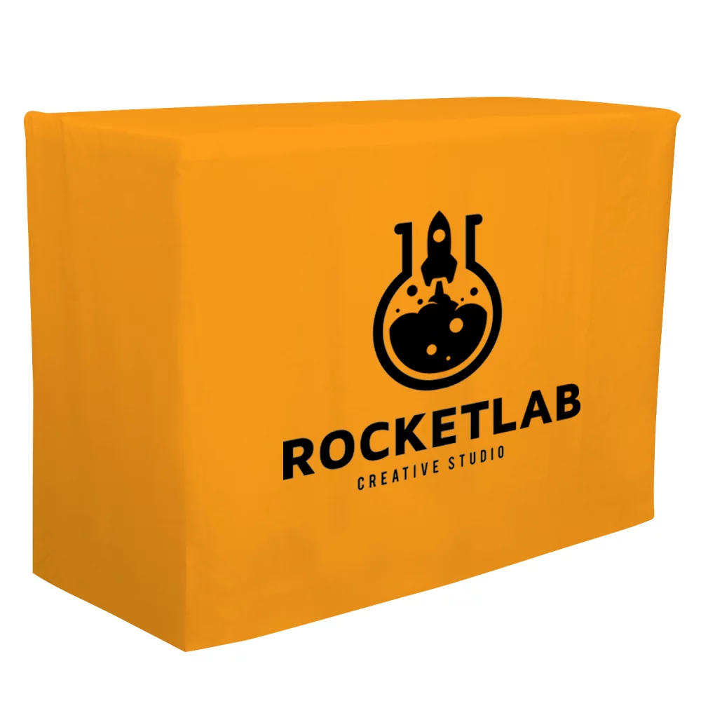 4' Fitted Table Throw (Full-Color Front Only)