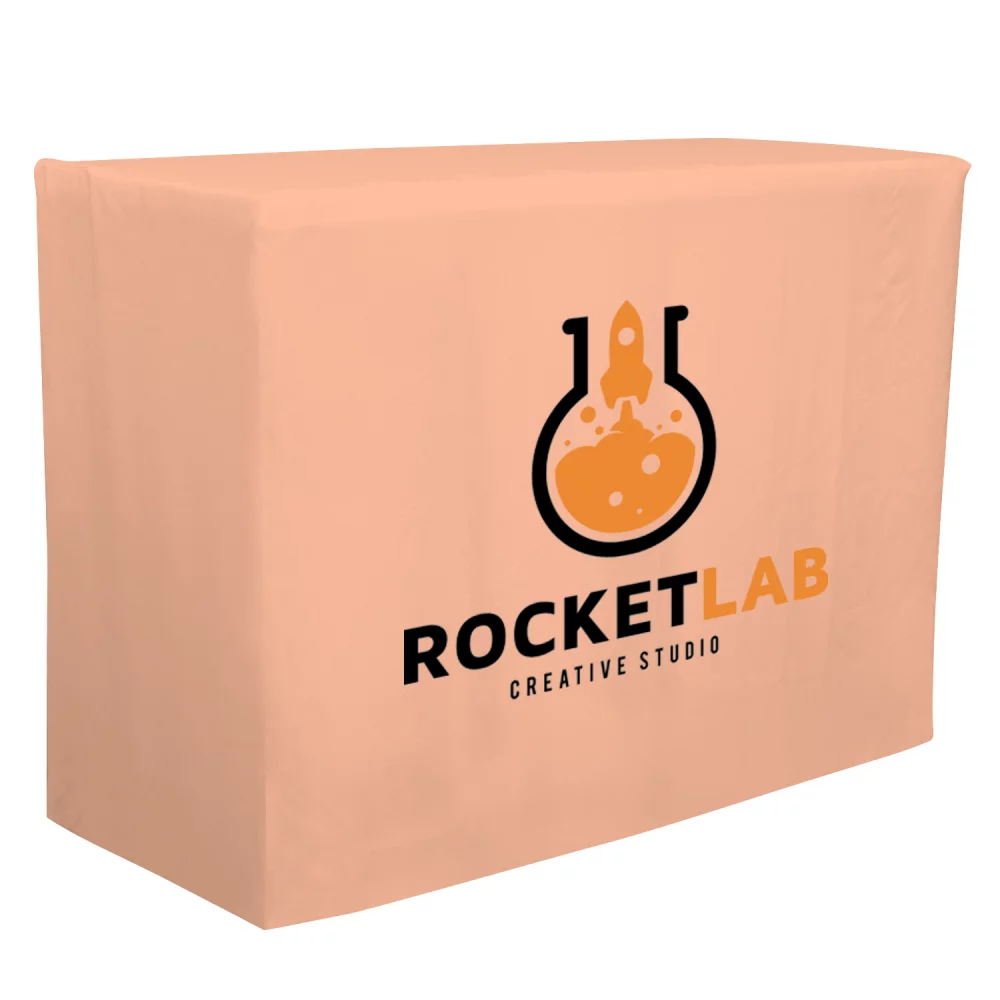 4' Fitted Table Throw (Full-Color Front Only)