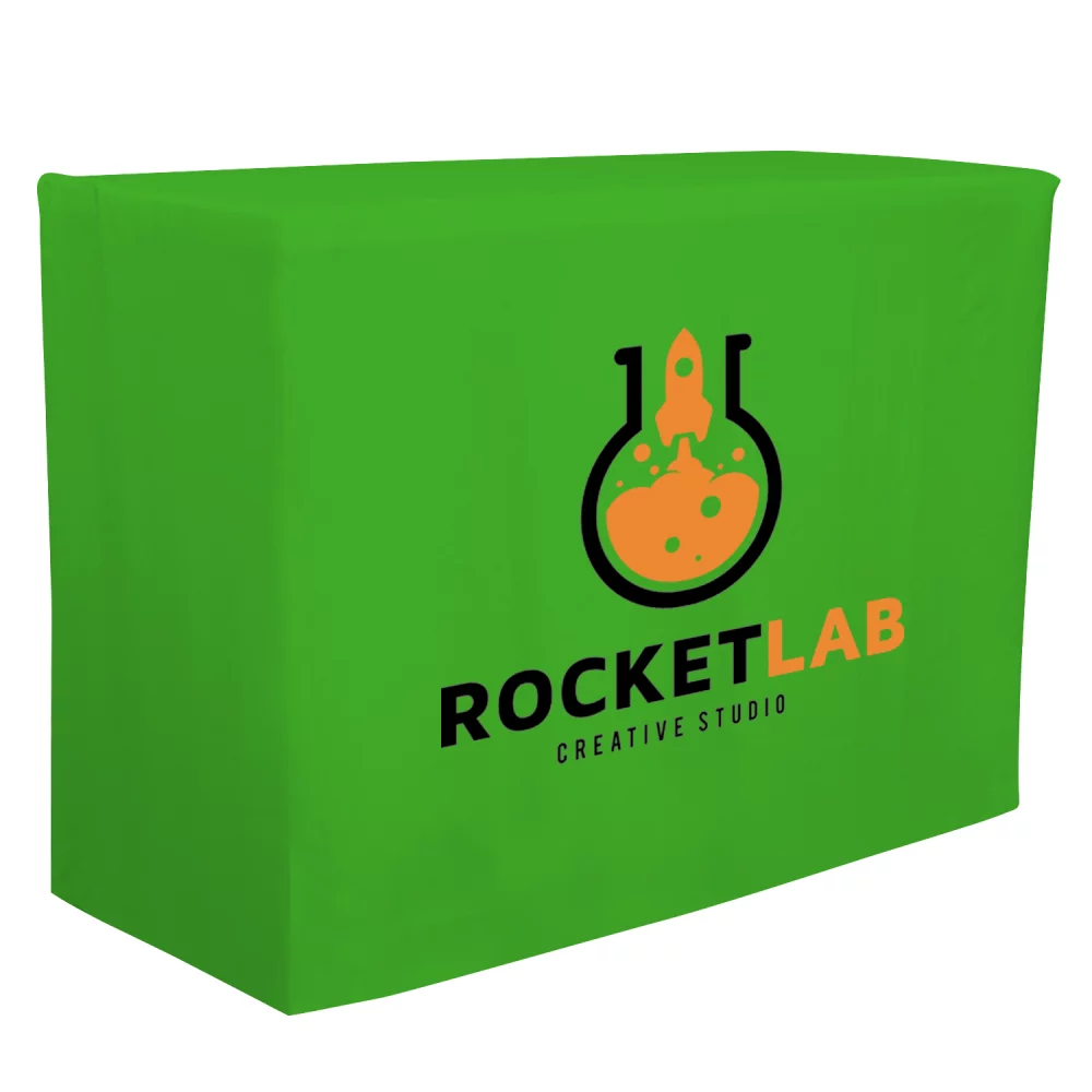 4' Fitted Table Throw (Full-Color Front Only)