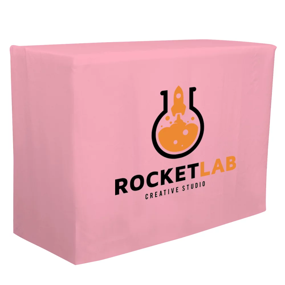 4' Fitted Table Throw (Full-Color Front Only)