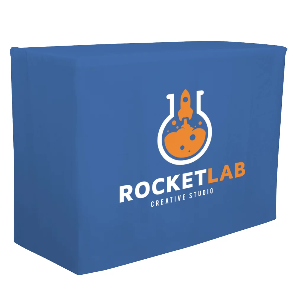 4' Fitted Table Throw (Full-Color Front Only)