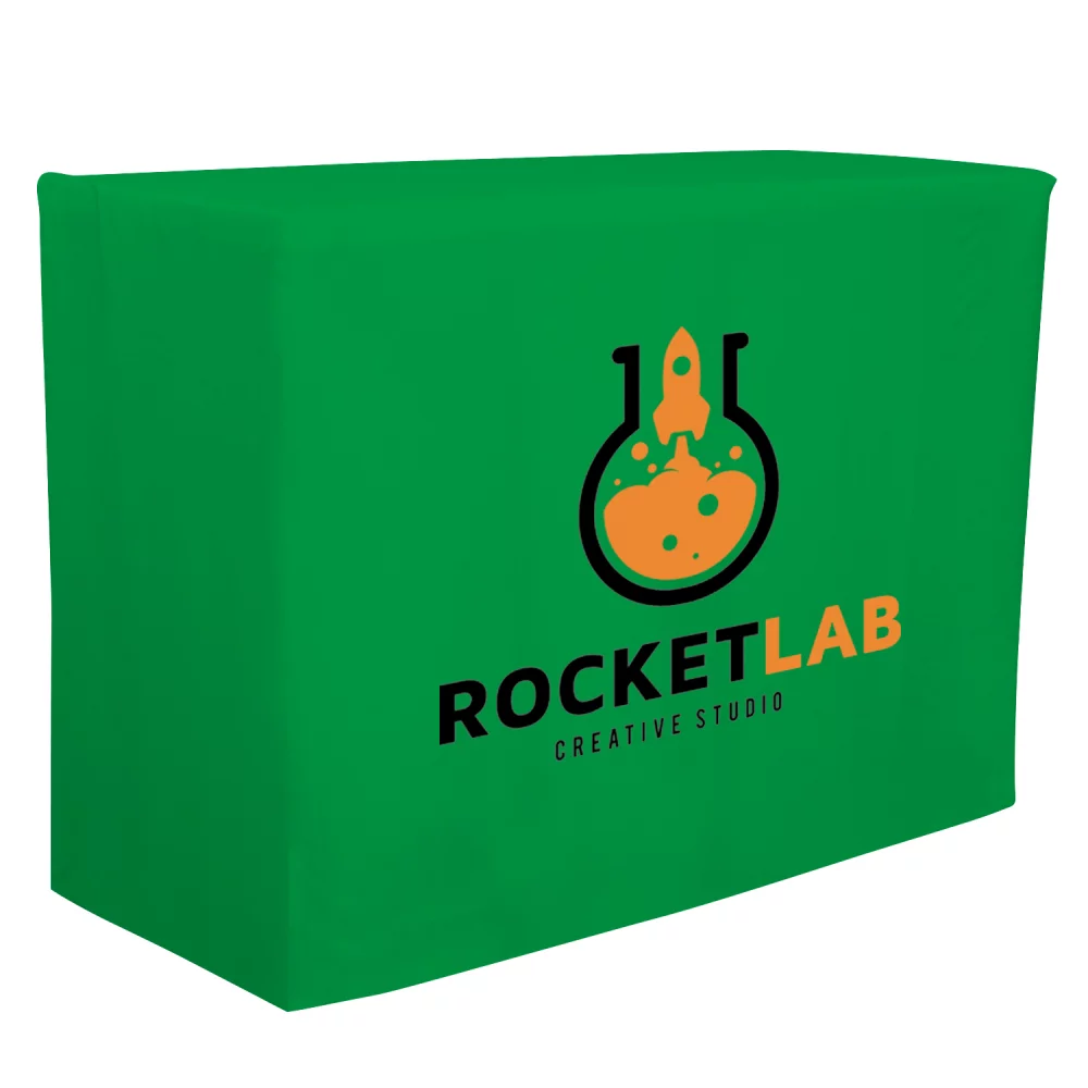 4' Fitted Table Throw (Full-Color Front Only)