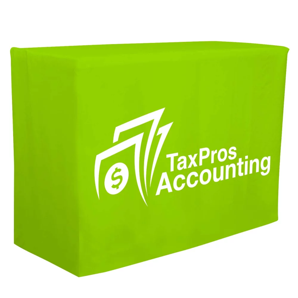 4' Fitted Table Throw (Full-Color Front Only)