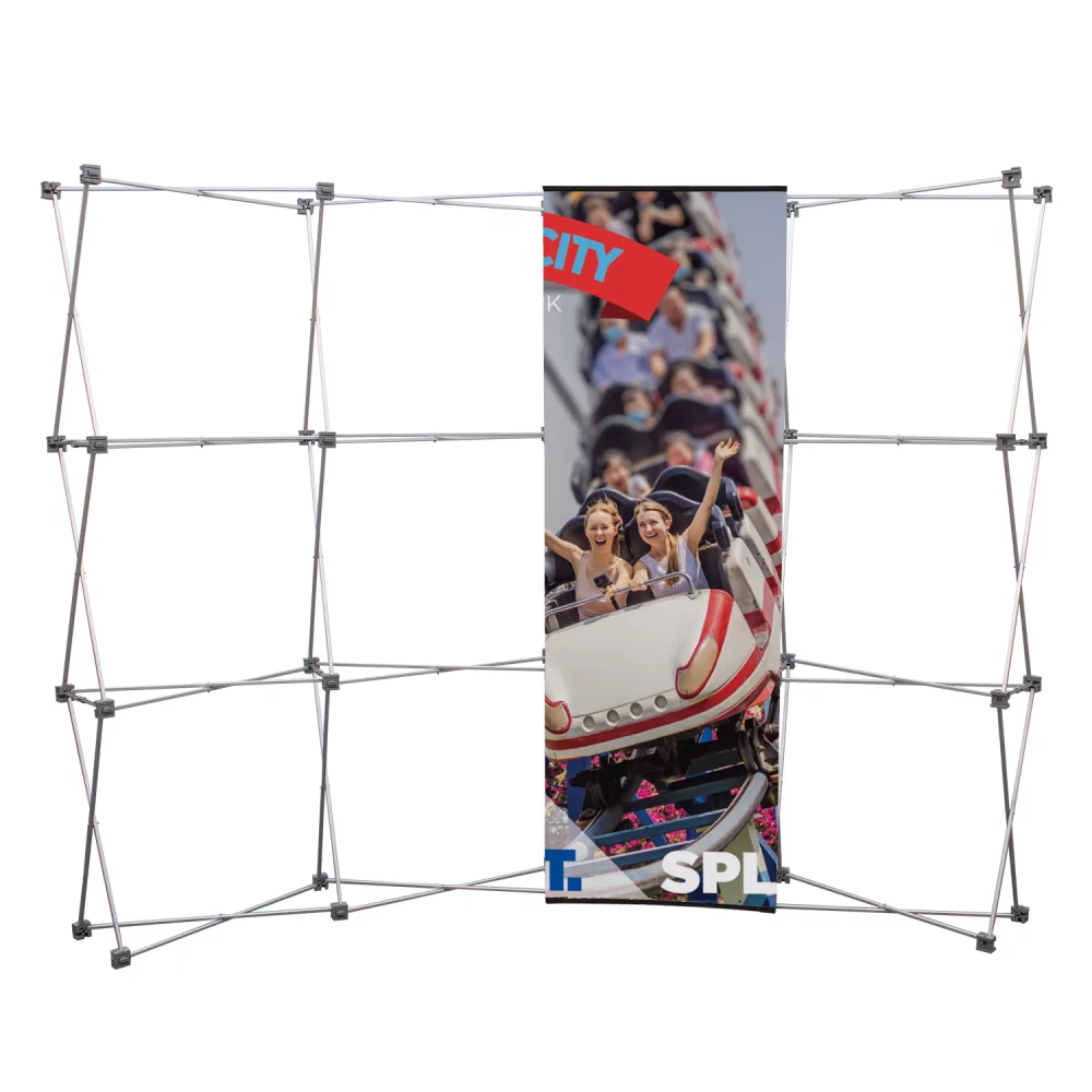 Panneau central du présentoir de sol courbé Show 'N Rise (murale)