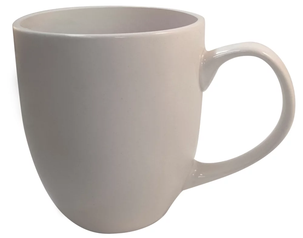 Fable, tasse bistro en porcelaine blanche de 16 oz