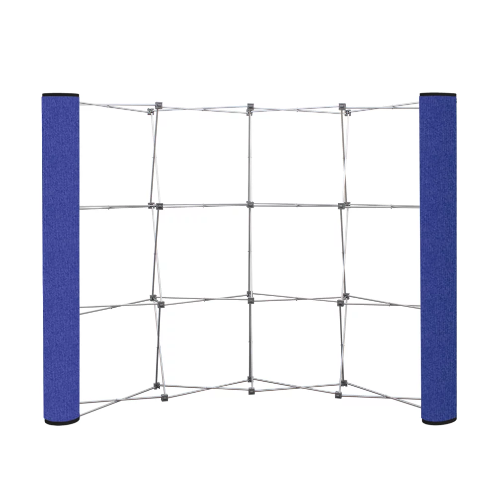 Curved Show 'N Rise Floor Display End Panel (Fabric)
