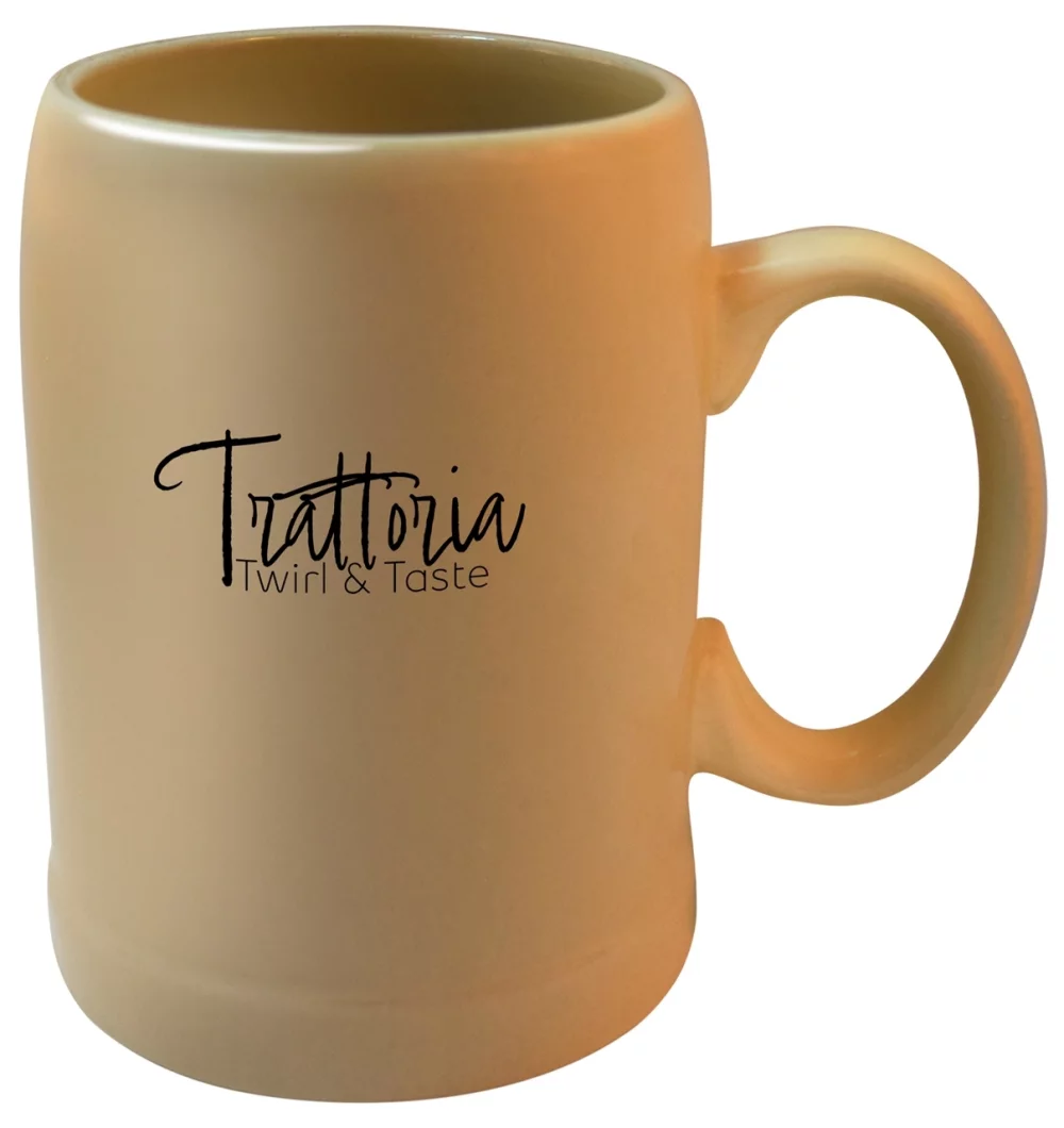 Chope en céramique Waldorf 18 oz naturelle