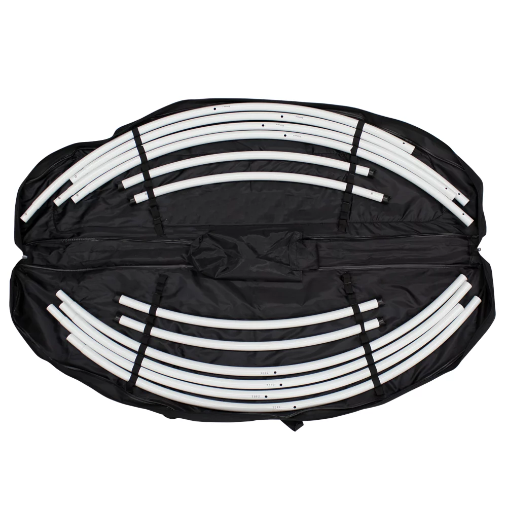 Matériel de bannière suspendue EuroFit ronde de 8'