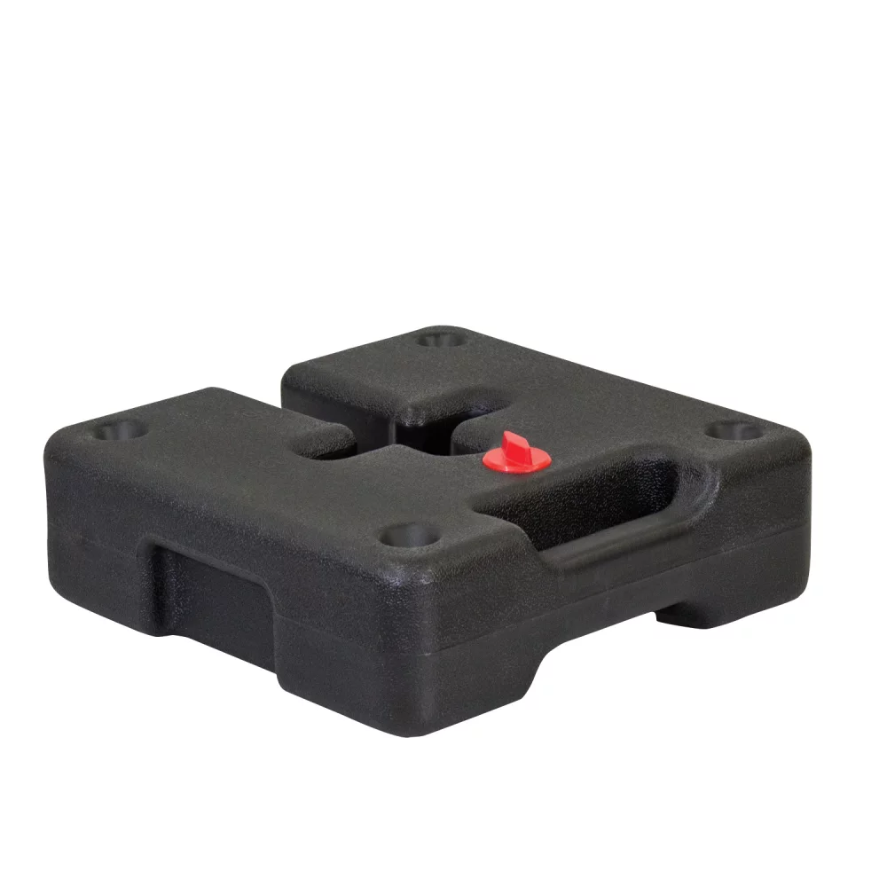 Poids d'eau en plastique carré pour les pieds de tente d'événement