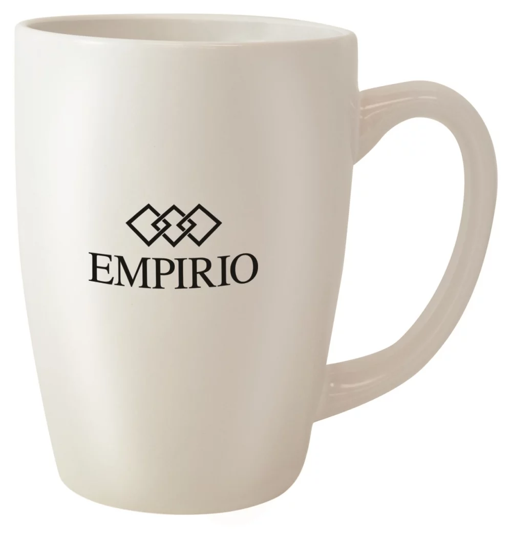 Houston 16oz gloss white ceramic mug