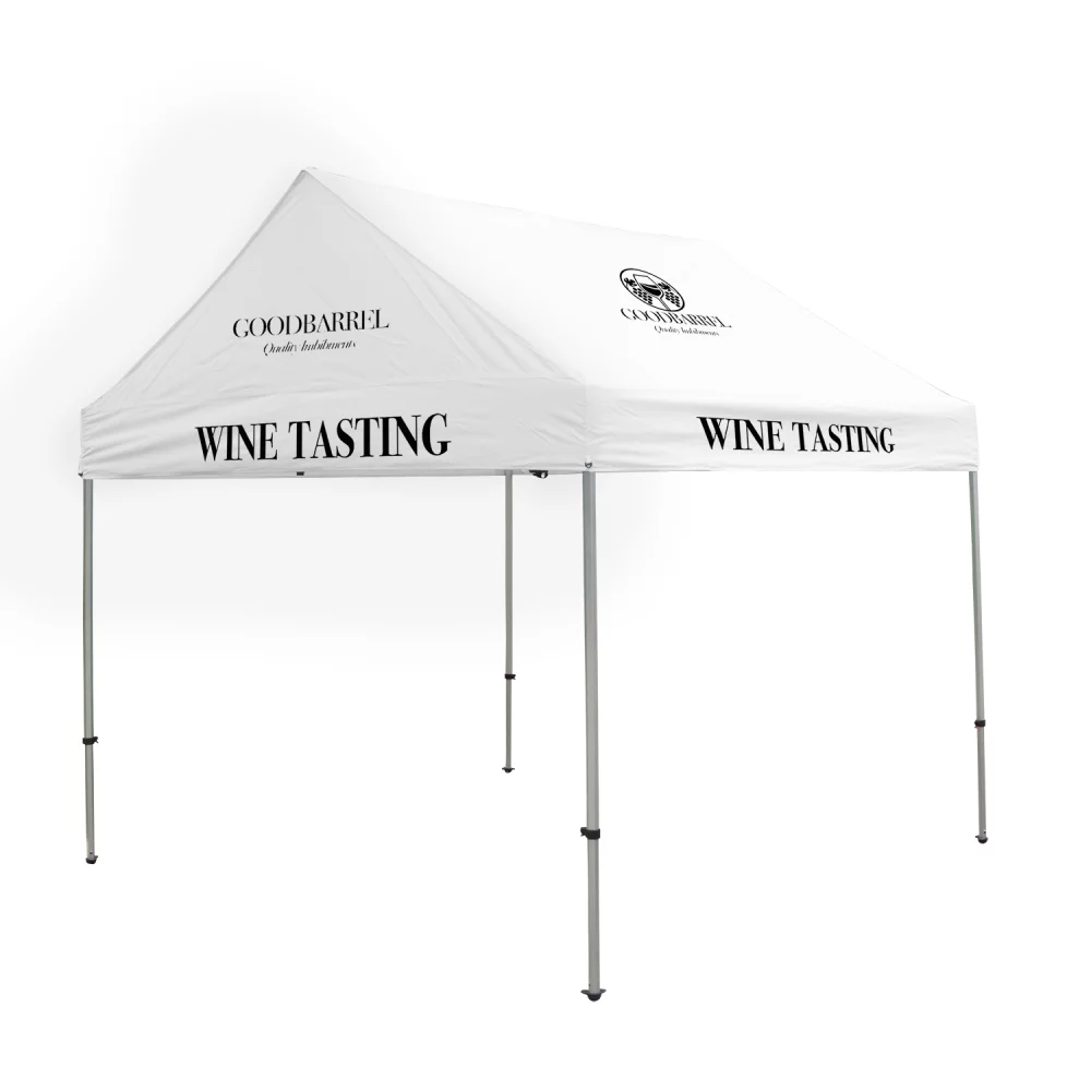 Kit de tente à pignon de 10' (impression en couleur, 4 emplacements)