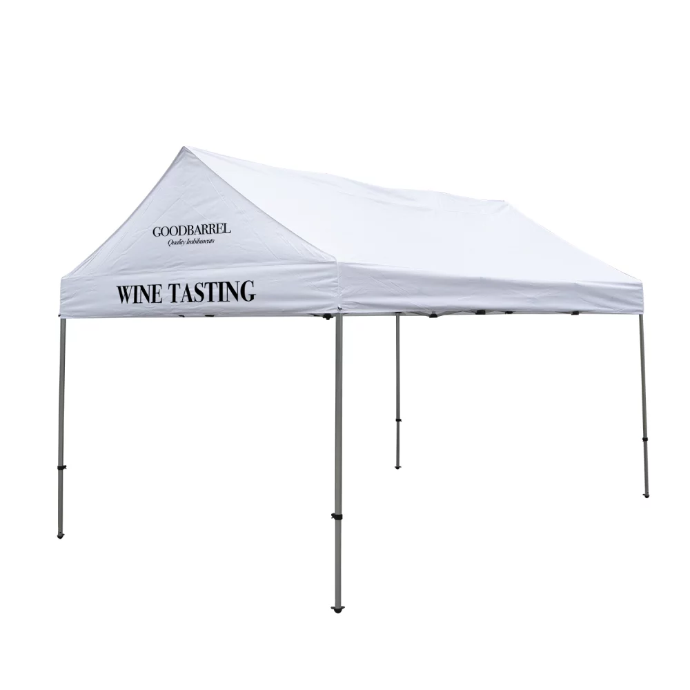 10' x 15' Gable Tent Kit (Full-Color Imprint, 2 Locations)