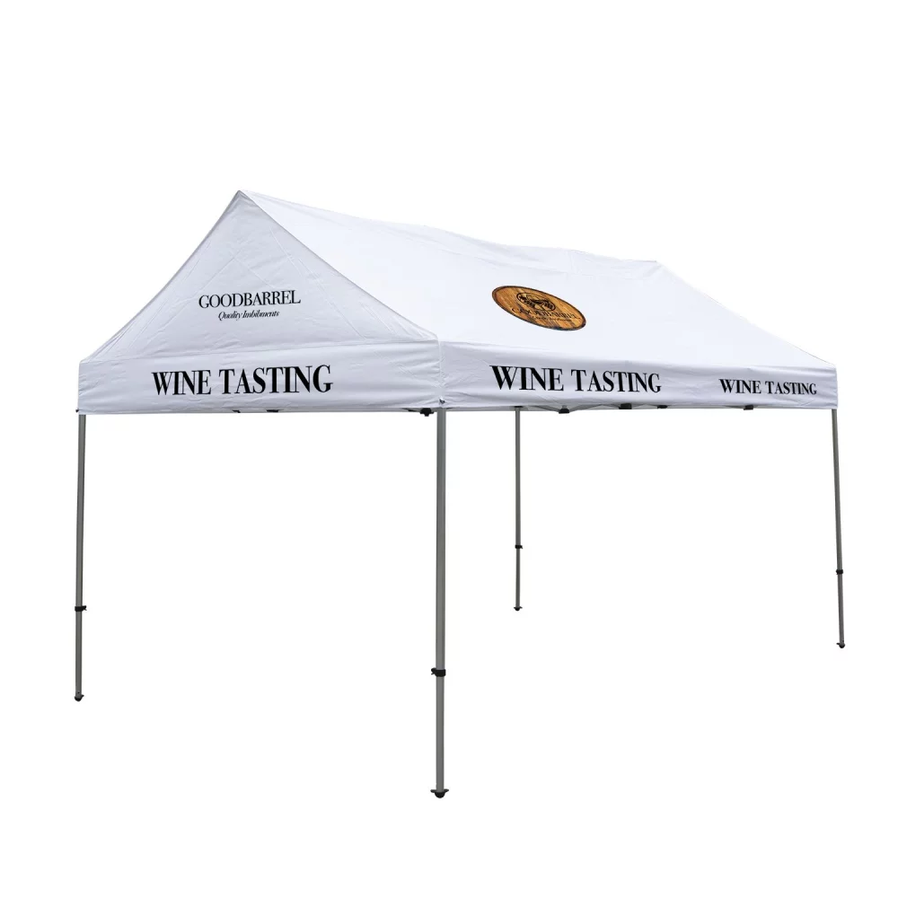 10' x 15' Gable Tent Kit (Full-Color Imprint, 5 Locations)