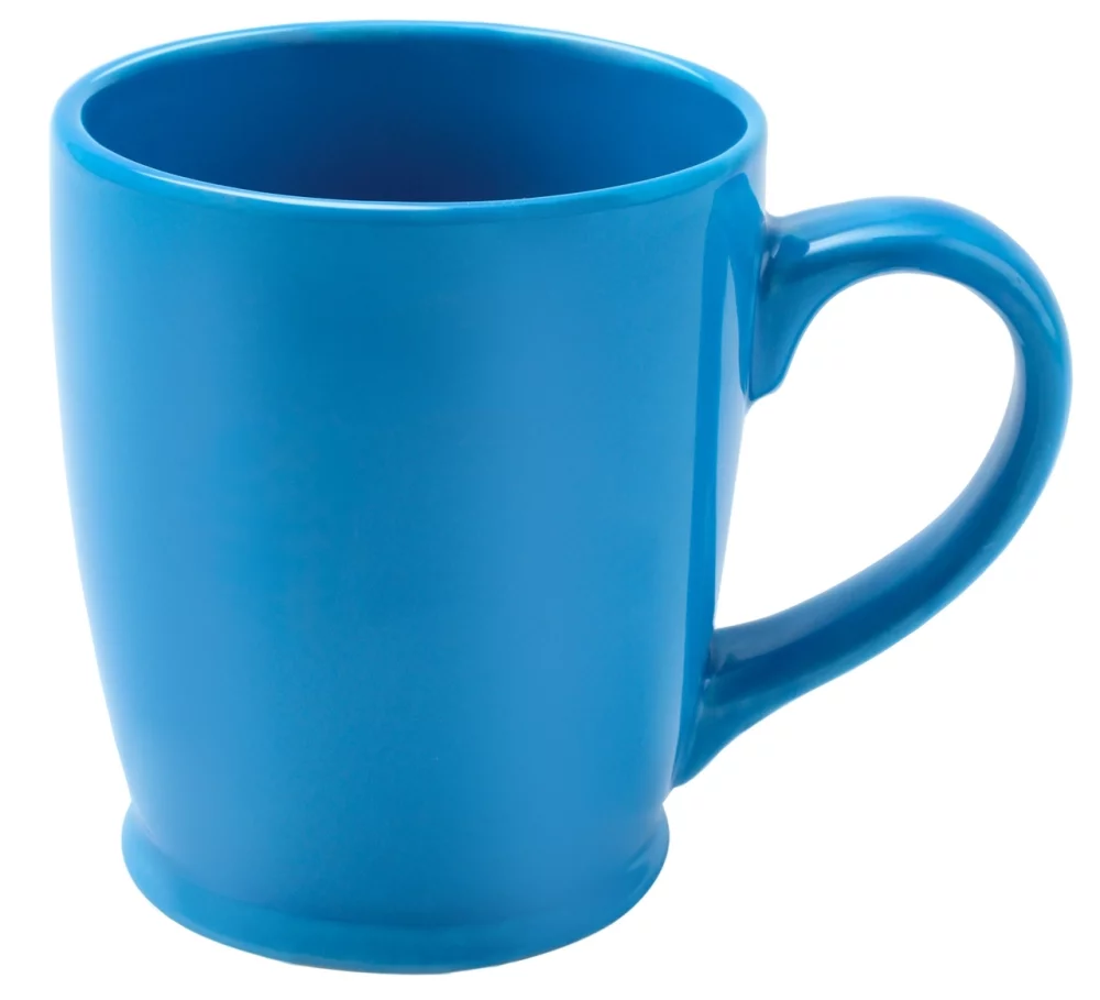 Kona 16oz blue mug- Etched