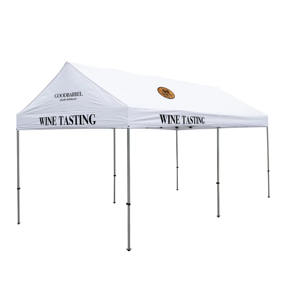 10' x 20' Gable Tent Kit (Full-Color Imprint, 4 Locations)