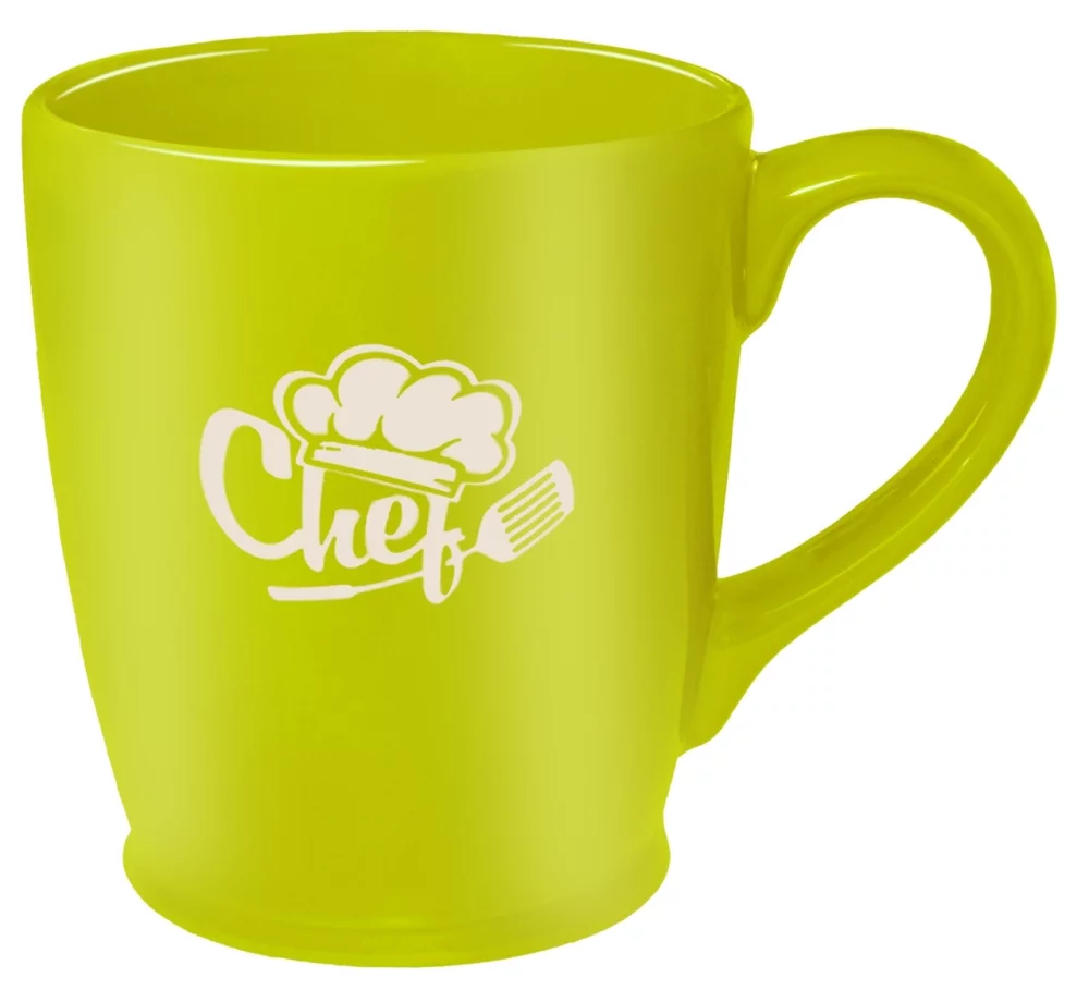 Mug vert Kona de 16 oz - Gravé