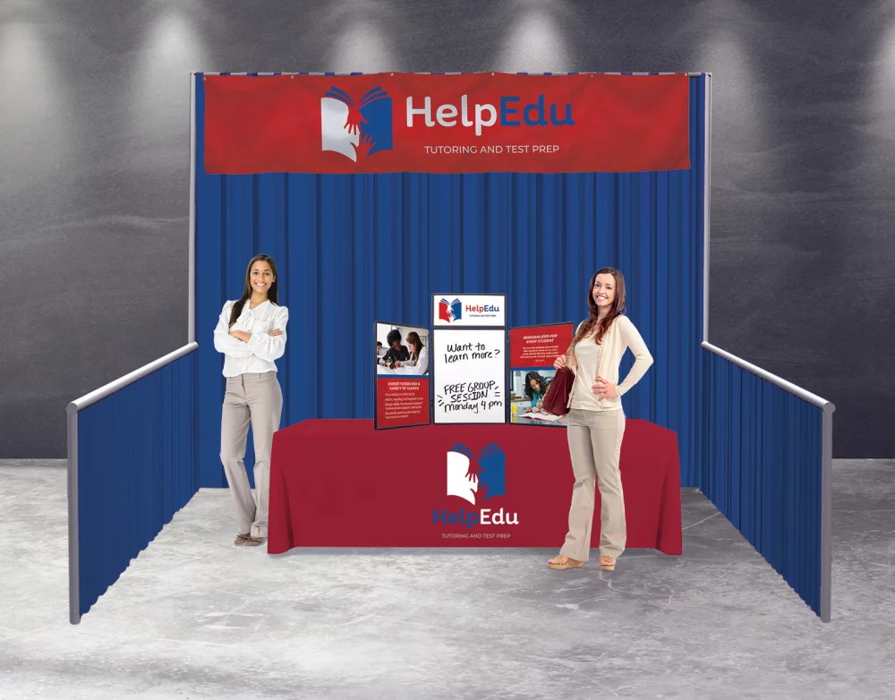 Kit de tête de tuyau et de rideau de 120 po de largeur sur 24 po de hauteur.