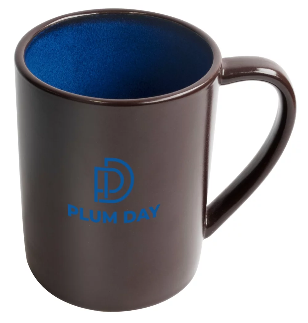 Tasse Au Chocolat 17oz bicolore marron/bleu