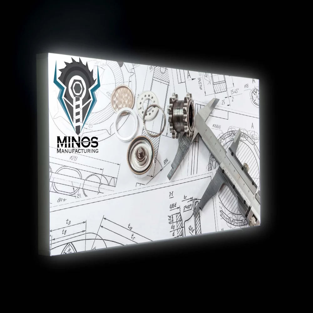 Kit de montage mural standard SEG Glo de 30" x 60"